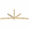 Ekena Millwork Alberta Rough Sawn Timber Gable Bracket, Douglas Fir, 108"W x 54"H x 4"D x 4"F, 12/12 Pitch GBW108X54X0404ALB00RDF - alternate 3